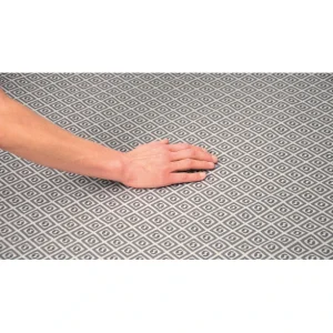 économies garanties Outwell Blossburg 380 Tapis Tissé Plat, Gris/noir 9