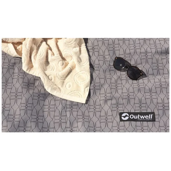 Outwell Norwood 6 Tapis Tissé Plat, Gris/noir vente luxe pas cher 4