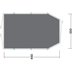 Outwell Starhill 5 Footprint, Gris prix abordable 6