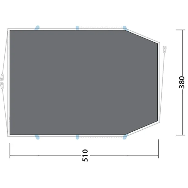 Outwell Starhill 6 Footprint, Gris Couleurs variées 3