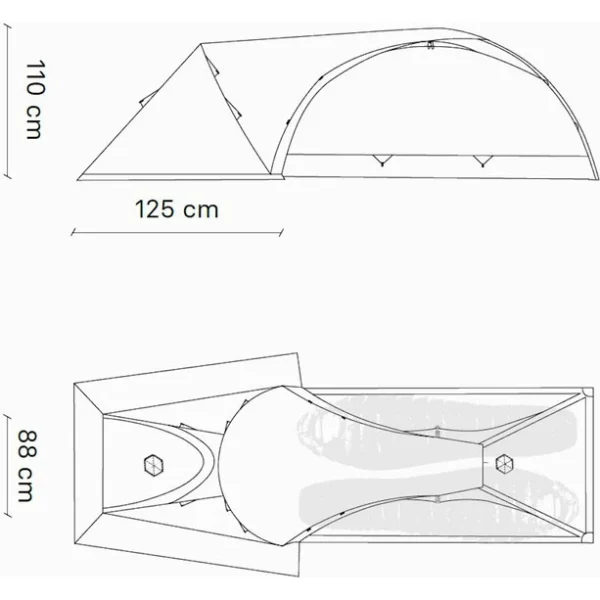 magasins pas chers Samaya Assaut2 Nylon Vestibule, Gris 4